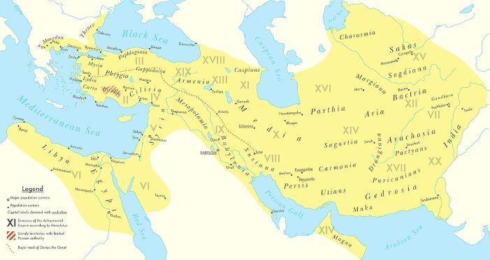 Achaemenid Empire 500 BCE RSZD