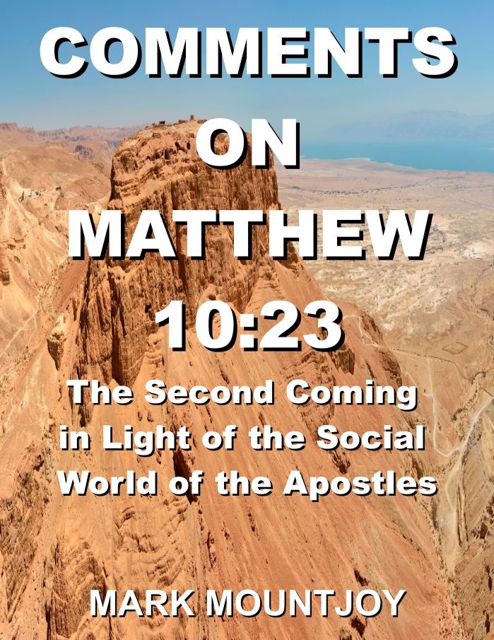 Comments on Matthew 10 23