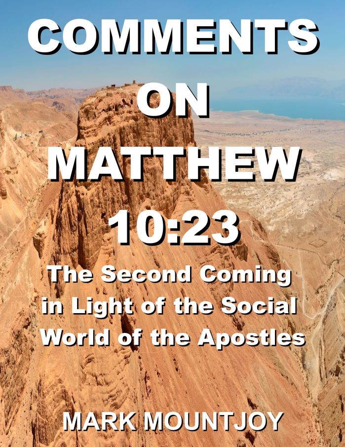COMMENTS ON MATTHEW 1023 True Christian Press