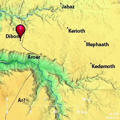 Dibon and the Valley of Gog the Burial Place of Gog and Magog