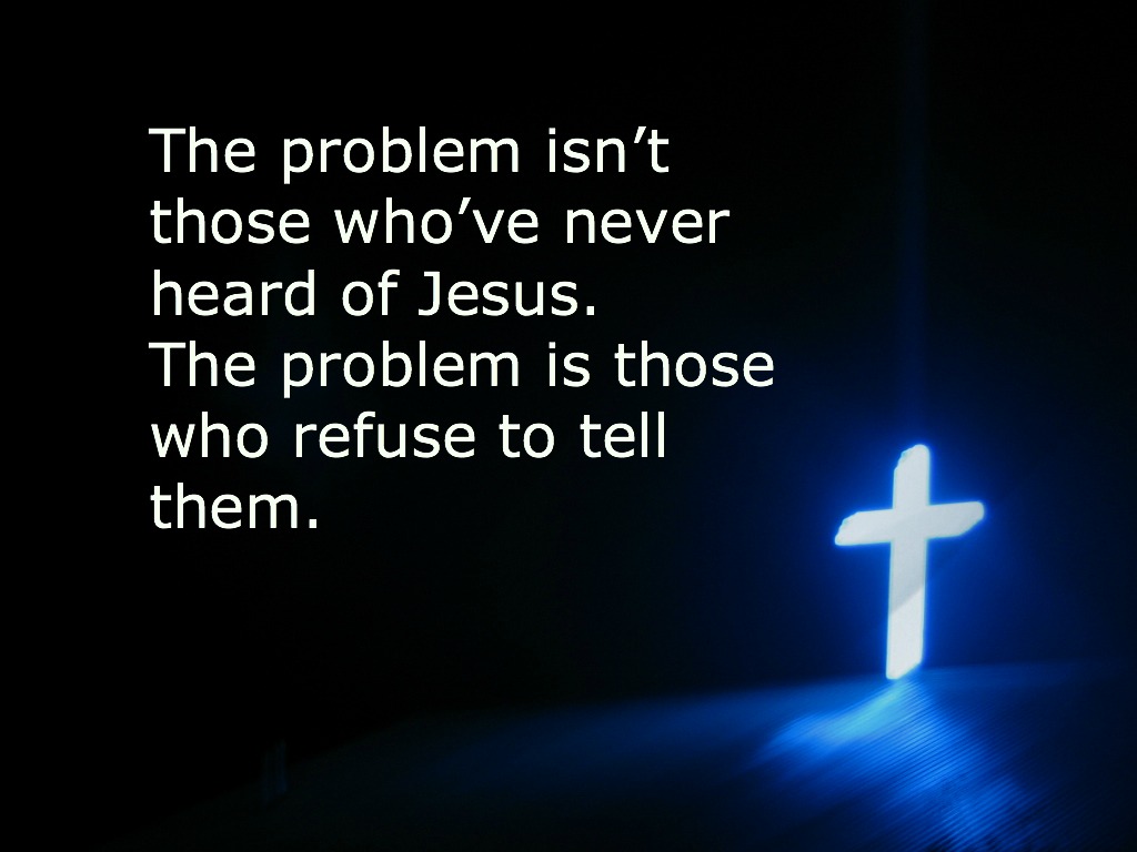 Tell People About Jesus