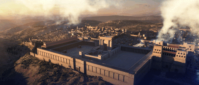 The Second Temple at Dusk