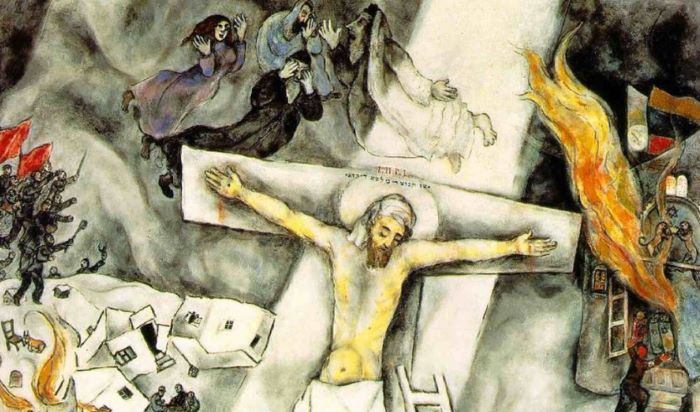 White Crucifixion by Marc Chagall abc.org