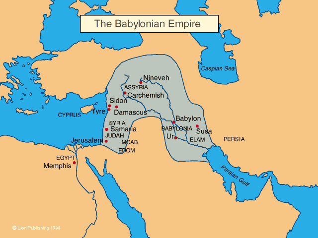 babylonian empire map