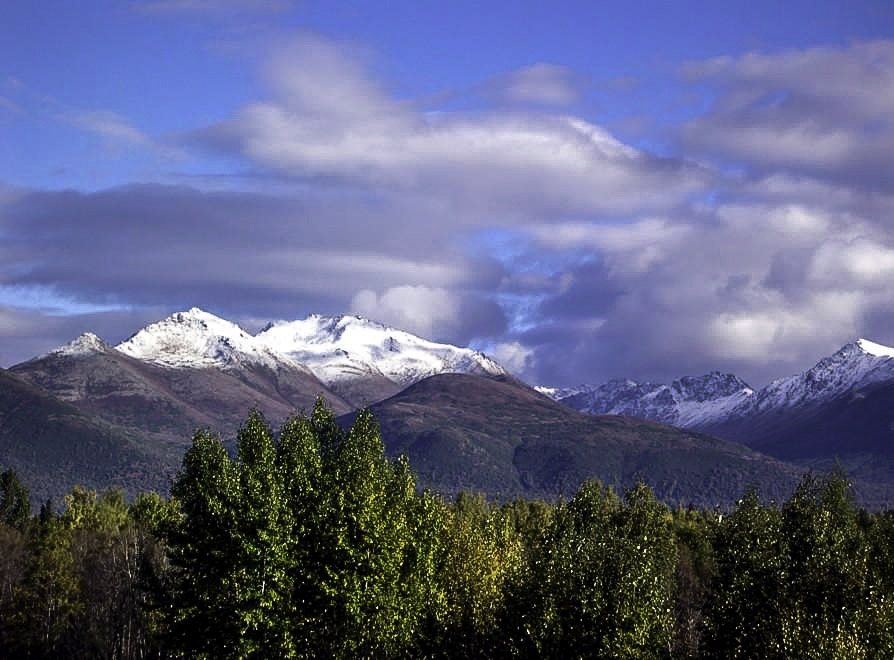 chugach mountains anchorage alaska landscape