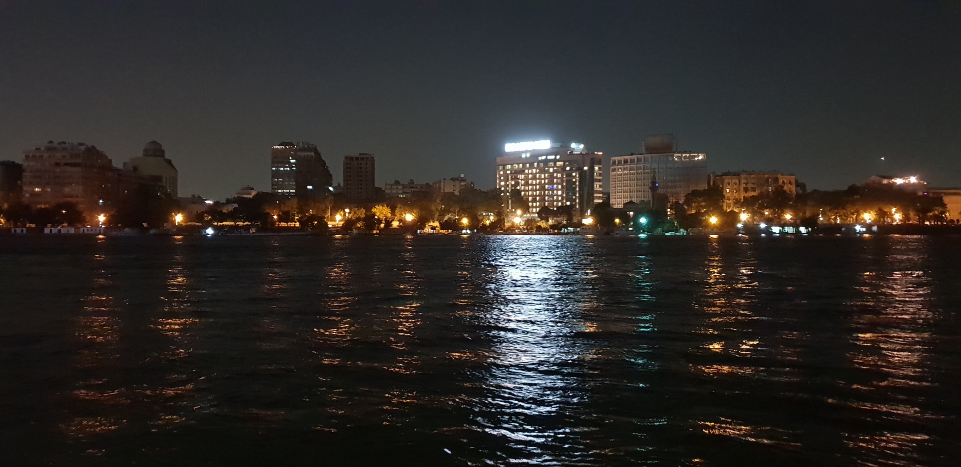 nile river at night